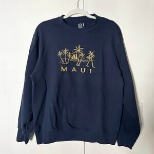 Maui Embroidered Crewneck